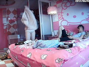 酒店偷拍妹子与男友开房 妹子主动出击 渴望肉棒进入