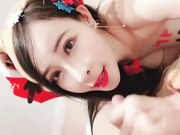 最新台湾『Princess』圣诞全新推出 小麋鹿翘臀后入肉棒打脸 顏射吃精 口交控必收