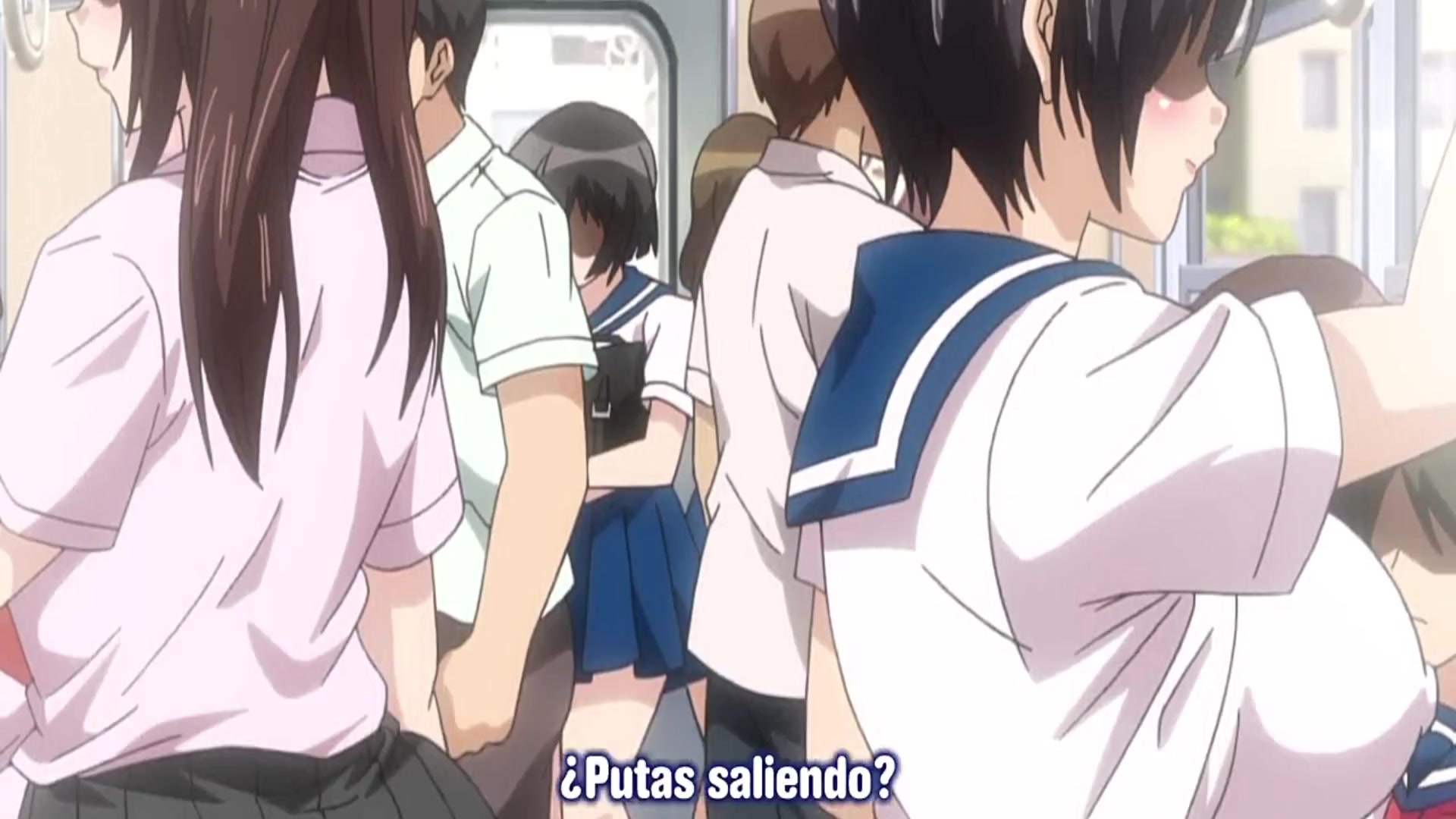 Yareruko! Densha Ecchi. Bangable girl! Train sex- Sub. Esp. Part. 2