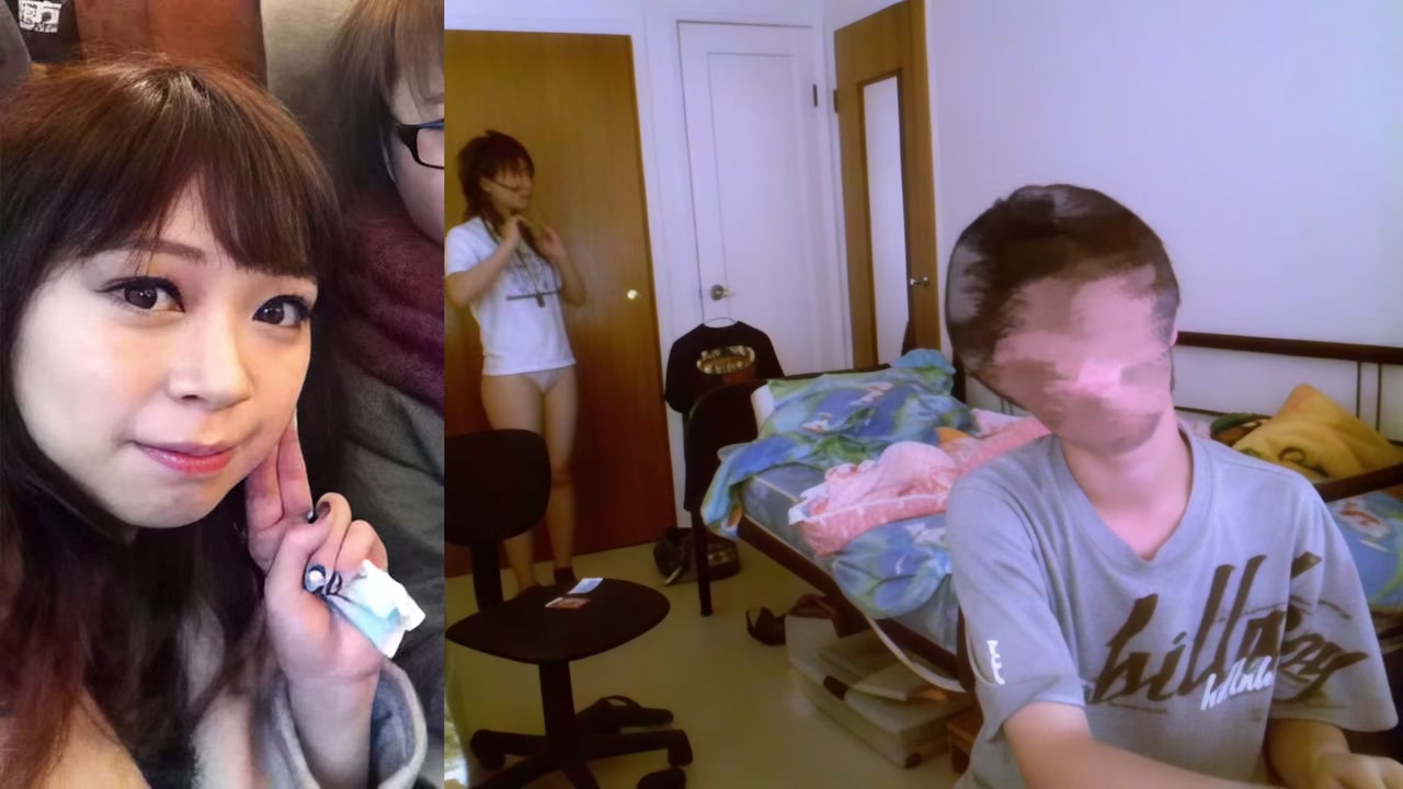 反差小女友 罗晓君(Crystal Lo) 居家啪啪遭流出2 主动跪地口交