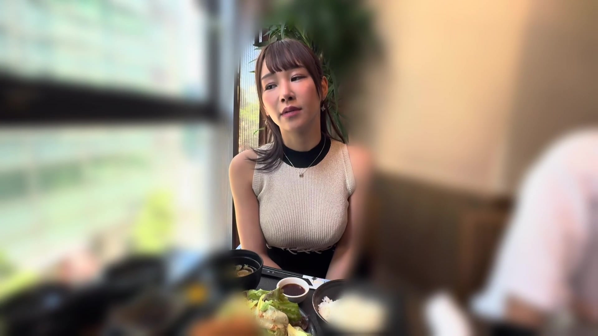 390JNT-114 G乳スレンダー×中出し×イラマ (芦名ほのか) - 1of5